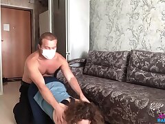 Dark haired Sucky-sucky and Cunt Nailing after Instructing - Cum in Mouth