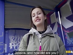 Elastic backside ultra-cutie Jessika Night is fucked by Erik Everhard