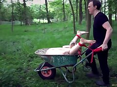 Bondage punishment salvation for young sinful marionettes