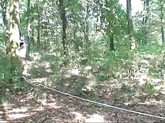 youthfull damsel fucked by aged man in the woods