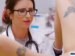 Step-mother and stepteen tempt their doctor