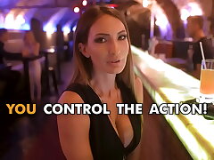 Point of view - Public luving curvy babe Natalie Mercy rides you stiff