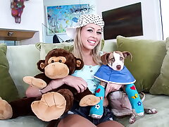 BANGBROS - Sweet Phat ass white girl Zoey Monroe Drilled In The Ass By Insane Frenchman