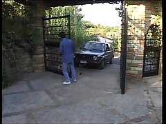 Young stud spies a couple fucking on a couch
