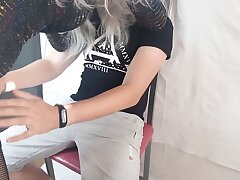 Magnificent blond luvs a fresh fuckpole