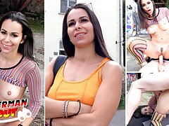 GERMAN SCOUT - PUBLIC Buttfuck SEX CASTING WITH JESSY JEY