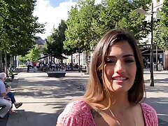 Impressive latina Penelope Cross having a xxx double vaginal foray