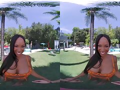 Meaty Funbags Dark-hued Hottie August Skye Is Prepped To Fuck You Entire Weekend