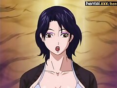 Supah Busty Cougar very first Threesome - Hentai.xxx