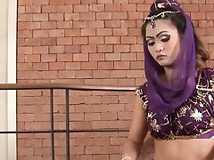 beautiful lady from the land of grins makes insane sex games with her yankee cowboys