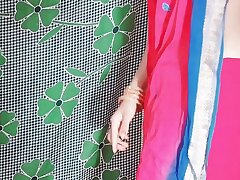 Pinkish saree pahani hu bhabhi ko apane apartment me bulakar choda