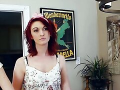 sisters seduce their stepmother to have hot lesbian sex very first they show their tits and then grope their naughty granny pus