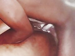 Plus-size creaming all over big black cock with the hottest hump position