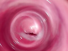 Camera deep inwards Mia's  mammary pussy