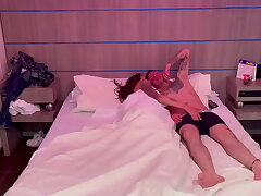 Ultra-kinky stepson tempts Milf Stepmom in bedroom while stepdad is away