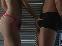 Platinum-blonde latina Cougar Avril Pilot on the prowl for a cock