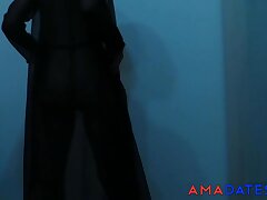Guy penetrated me rock hard deep in the throat and spunk inwards