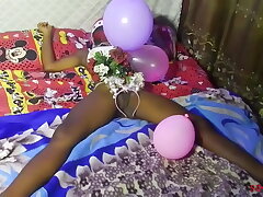 I introduced my pussy as a Christmas Bounty to surprise my Ex boyfriend, he boinked me real hard