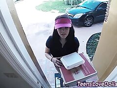 Real inexperienced gets facial cumshot