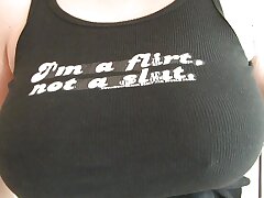 Teenager with natural yam-sized boobs taking her clothes off leisurely