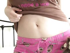 Hot stunner wear this killer baby female and she is proud about it
