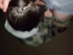 outdoor oral job facial cumshot