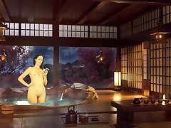 Bathroom Piss Punishment. Bare reading. Asian bath.