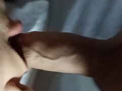 Alone in her bedroom she ends up with the shaft inside