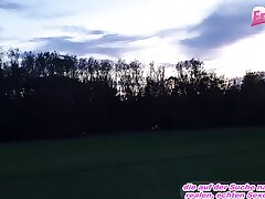german amateur latina teenager at intimate outdoor poke point of view