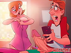 Sending naked photos to her husband - The Horny Home Animation - Title 02