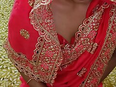 Indian Desi village bhabhi was cheat her husband and very first time painfull intercourse with step bro clear Hindi audio