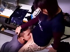 Alizz kat -At work My sexy manager humps me for a paycheck enlarge - real camera