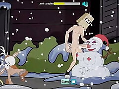 Fuckerman - Plowing Santa in the Rump in Cold Xmas Snow