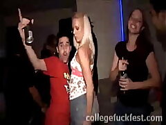 Promiscuous blondie teenage deepthroats school spear