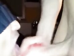 Shecock milking thick and mouth-watering in a throat