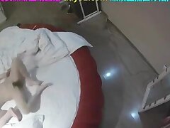 white haired elderly man hotwife in motel