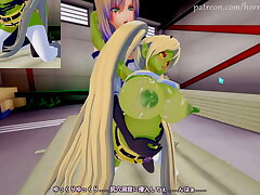 Femboy Fucks Cheerleader Goblin With Hefty Milky Mammories