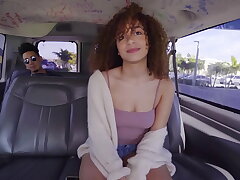 BANGBROS - 18yo Teenage Mariah Banks Looking Super Cute, Riding Manmeat Like Champion In A Dank Camper