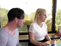 German Teacher Lure Curvy Teenage Jana Schwarz to Fuck at Home Lesson