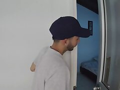 Enter my stepsister's guest room and masturbate when I see her in her lingerie - Porno in Spanish