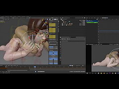 Mei's very first 2H of work on Blender (The Wire Dude)