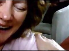 Mature wifey providing a voluptuous blow-job and get facial cumshot