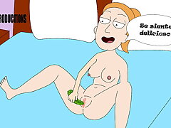 Summer consigue un spray con  su pepino