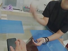 Pulverize my neighbor's twat very prosperous while we are alone at home - Pornography in Spanish