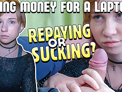 Debt4k. Poor doll Alice Klay loves cool gadgets and pays