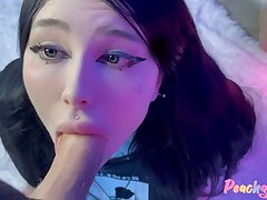 Highly slobbery deepthroat from my Nineteen years older female