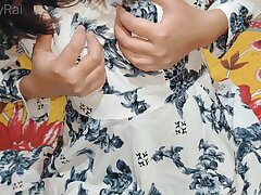 Pinky Rai Bhabhi having her muff frigged and pulverized by her husband.