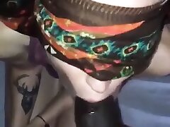 Milky FEMINIST WOMAN SUCKING Yam-sized Ebony Jizz-shotgun