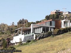 AllGirlMassage Lesbian Step-Daughters Rubdown Cougar Mommy!