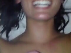 unexperienced woman asks him to jizm in the face